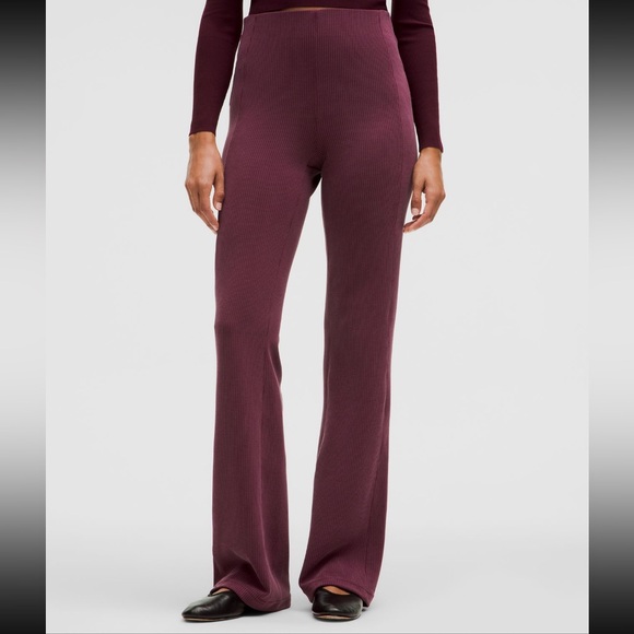Lululemon Ribbed Softstreme Flared Pant - Picture 2 of 4